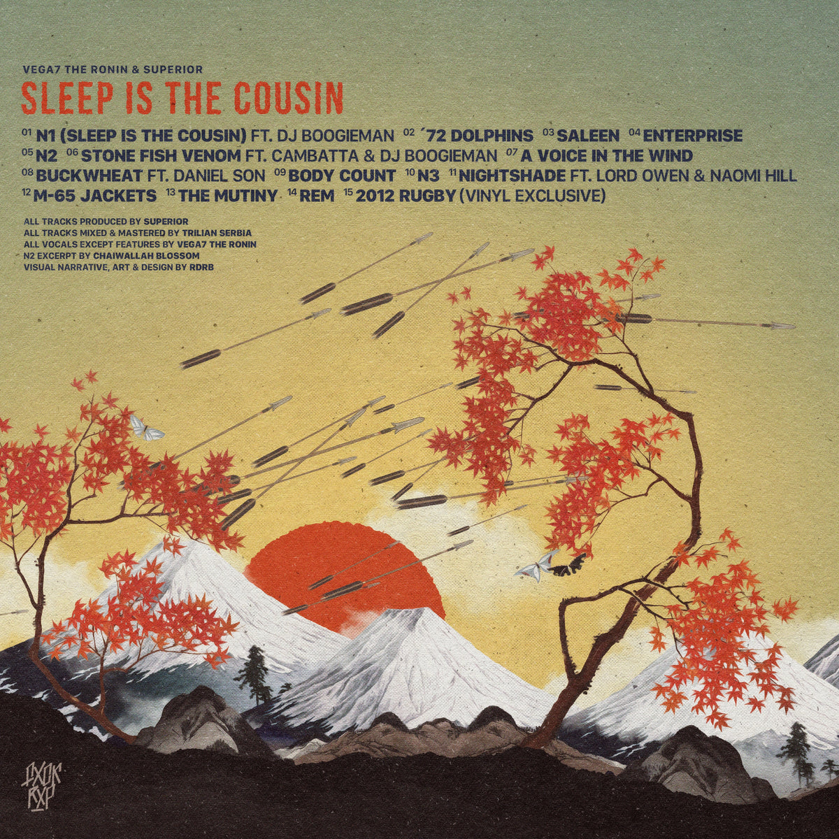 Sleep Is the Cousin by Vega7 the Ronin & Superior (Album, Hardcore Hip  Hop): Reviews, Ratings, Credits, Song list - Rate Your Music