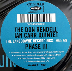 DON RENDELL / IAN CARR QUINTET "Phase III" LP